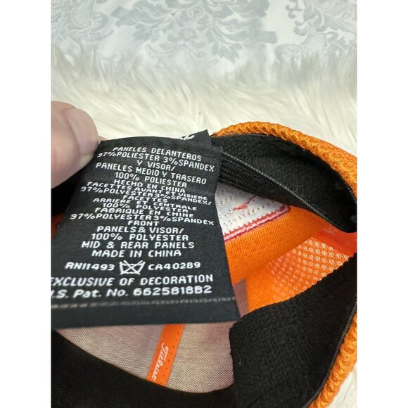 Titleist Footjoy Pro V1 New Era Orange Embroidered Golf Hat Cap Size Small/ Med - Picture 7 of 10